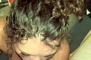 Busty petite hooker sucks client bareback, then bends over for doggystyle at trap house while boyfriend's away