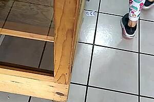 Nylon Feet and Toe Separators in the Car