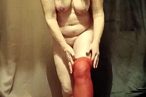 Slave F Performs Striptease in Outdoor Bondage