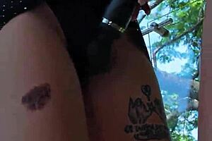 Blonde Latina Lesbian Friends Fuck Hard on Balcony