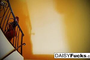 daisy explores with big partner in pov style