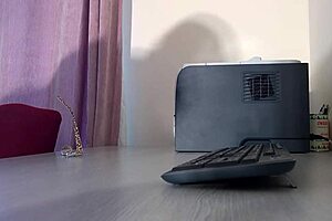 Bettie Hayward Fantasizes As Office Secretary, Masturbating To Orgasm In Stockings