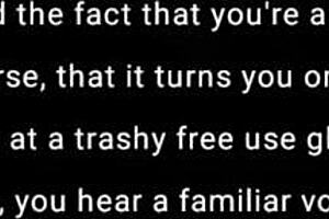 Imagine being a free use loser in bondage, humiliated at the gloryhole, rough roleplay with femdom ass to mouth.