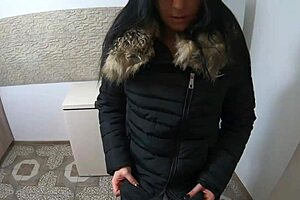 MilfyCalla’s dirty jacket and Uggs during rough face fuck.