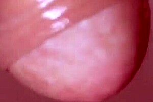 Close-up of me fucking my friend's Japanese girlfriend, with cum filling her mouth.