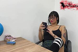 College Girls Dive into My First Lesbian Experience with Toys