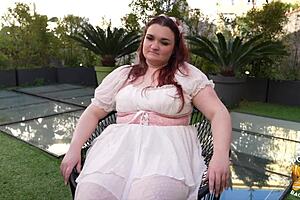 Amandine takes two cocks in mmf threesome.