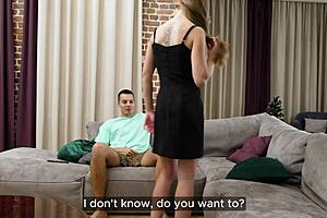 Blonde slut begs to be filmed while getting fucked hard