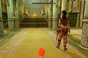 big booty redhead nude in skyrim 😏