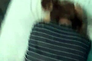 Pov doggystyle in big bed on webcam