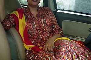 Beautiful Panjabi Wife Fucked by Husband in Car Outdoor