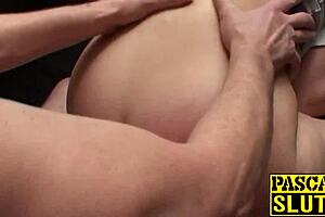 Submissive English Milf Endures Rough Anal Stretching And Spanking