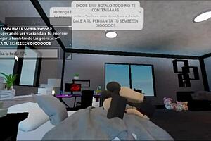 rough fucking with a fan in a hotel, getting pregnant from his monster cock