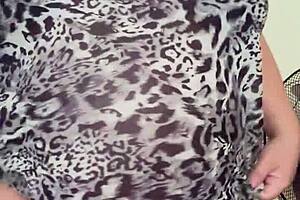 Pregnant Maid Reveals Big Boobs and Hairy Pussy