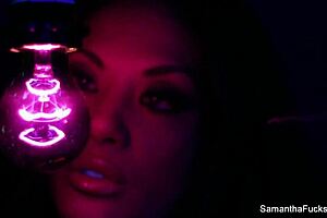 Samantha Saint Fucks Blonde With Big Tits.