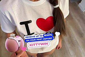 Seduced step sis in t-shirt