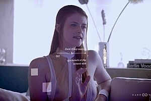 Yo, check out skinny Lucy Huxley in a wild double penetration gang! 🔥