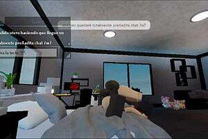 rough fucking with a fan in a hotel, getting pregnant from his monster cock