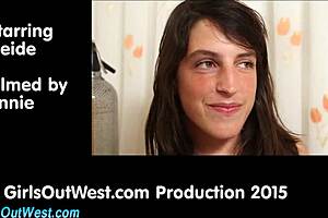 Party amateur babe toys herself solo with hairy natural tits