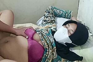 teacher in hijab invites students to dance but i fucked her doggystyle