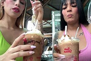 My best friend licked my ass in a crowded shopping mall.