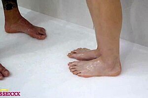 i catch my blonde step cousin naked in the shower