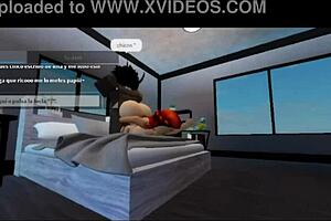 rough fucking with a fan in a hotel, getting pregnant from his monster cock