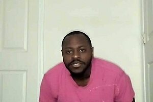 Bodybuilder Flexes Muscular Ass And Tits In Workout