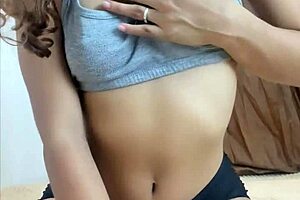 Incredible Petite 18+ Babe Masturbating At Home