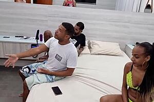 Yo, check the backstage chaos with Thai Kalifa getting slammed by multiple guys!