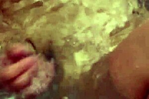 Today my wife washed her body slowly in the bath before sex. I wanted to touch her nipples and got excited.