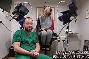 Kalani Luana's Back Blasted with Cum in POV Latex Scene