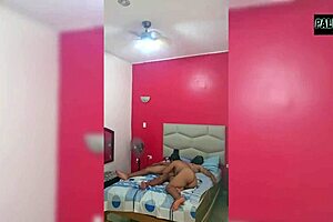 Amazing amateur couple has sex, cutie gets powerful creampie after hot bath