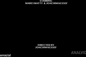 Marcy Matti performs blowjob on monster cock during interracial casting interview