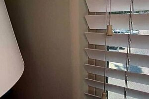 Naughty nurse slurps cum on her break from the neighbors