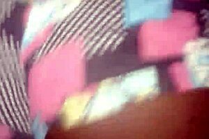 The girl was shaking her booty in different tempting ways