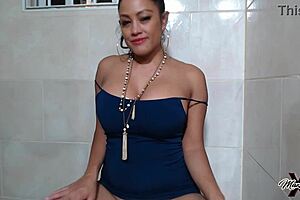 Milf Maxine X Rips Clothes for Intense Solo Orgasm Vibing