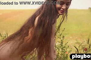 Suggestive Teen Joy Draiki Poses Amazingly In Lingerie