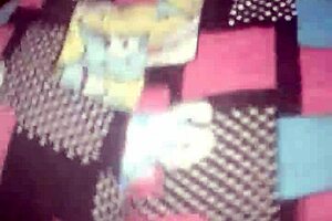 The girl was shaking her booty in different tempting ways