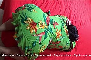 Submissive Wife Reveals Massive Ass in Homemade Video