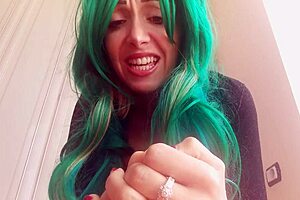 Sexy Giantess Mistress Teases Nerd with Big Ass Nipples Close Up in Fetish Roleplay Upskirt Panties