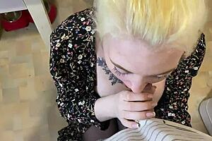 Instead Of Doing Homework She Sucked My Big Cock