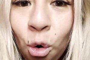 Blonde Latina Masturbates Wet Pussy In Front Of Window While Neighbor Watches