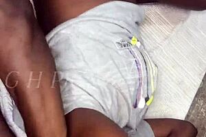 Sweet teen pussy gets rough quickie fucking—feel it?