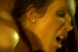 Beautiful brunette milf mom gets licked and fucked by monster cock in heels