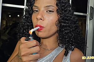 yo, smoking and banging, banging and smoking with ob slave nat, full on red!