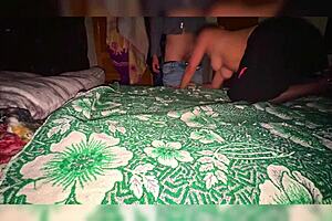 Did this divorced milf mistake the light for a lamp during homemade sex?