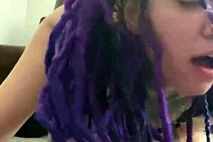 submissive girl moans while broken in by black cock