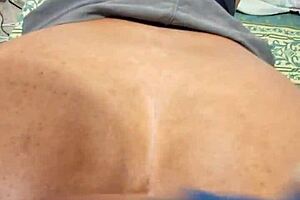 In Florida, a girl complains as her father-in-law keeps pounding her big ass anally