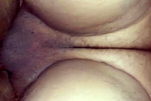 Is that naughty aunt getting anal blowjob?